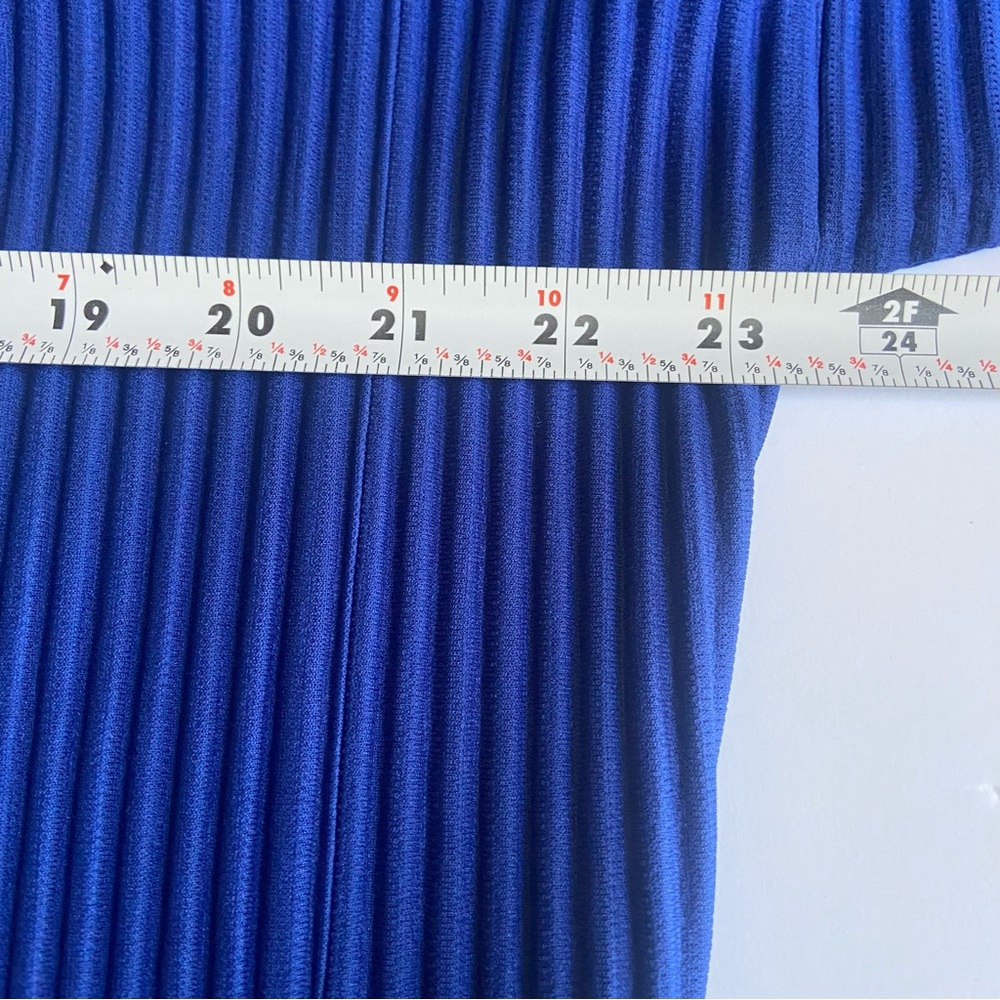 Homme Plisse Issey Miyake Blue Cotton Surface Pleated Cardigan Jacket size 4 - Picture 12 of 13